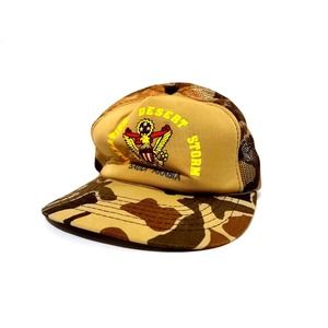 VTG Operation Desert Storm Veteran Snapback Saudi Arabia Hat Cap 90s Eagle Camo